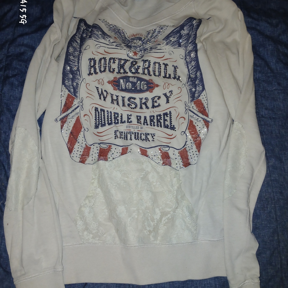 Rock & Roll Whiskey Graphic Sweater